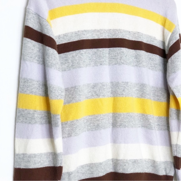 Lafayette 148 NYC nautical, striped, cashmere, pull over sweaters - Picture 4 of 13